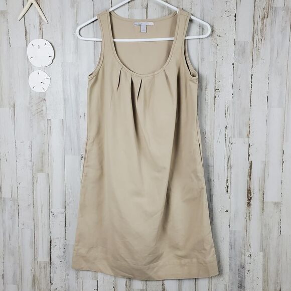 Old Navy Dresses & Skirts - Old Navy Scoop Neck Sleeveless Dress Khaki Size Small